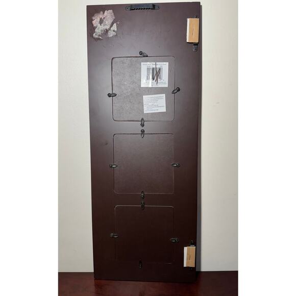 Design Home Decorative Picture Frame 3 Openings Photo Frame 5" x 5" Rustic Red - Picture 4 of 9